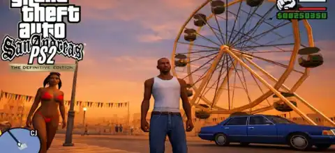 GTA San Andreas Definitive Edition PS2 ISO